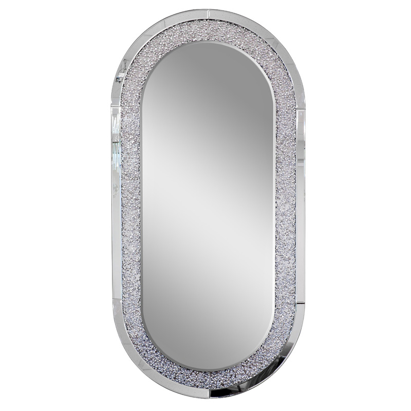 Зеркало Odila Crystals Oval Mirror  в Воронеже | Loft Concept 