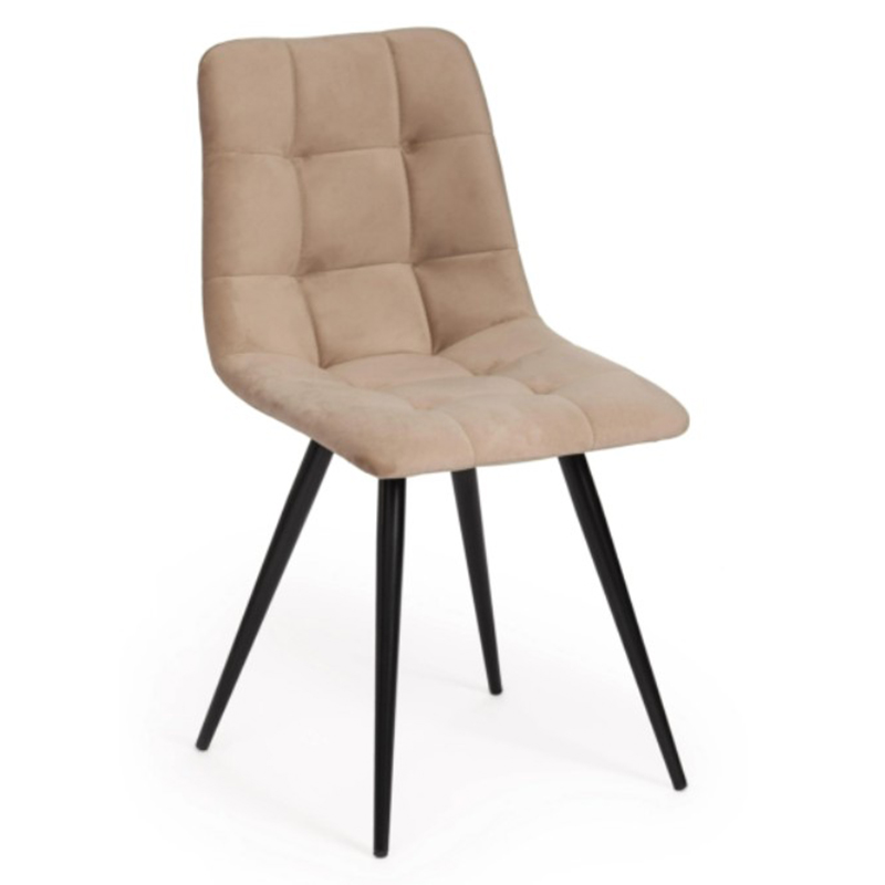 Стул Nancy Beige Chair Бежевый Черный в Воронеже | Loft Concept 