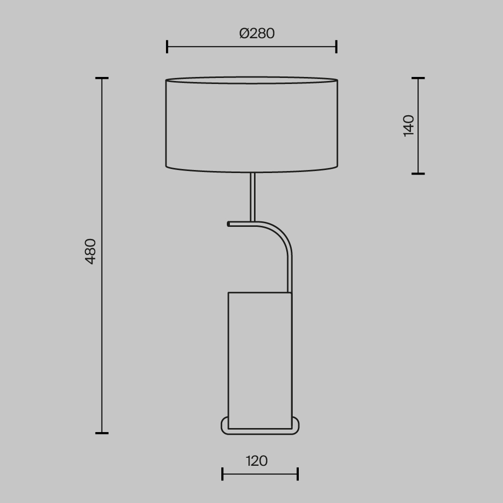 Настольный светильник Glamping Е14x2 в Воронеже