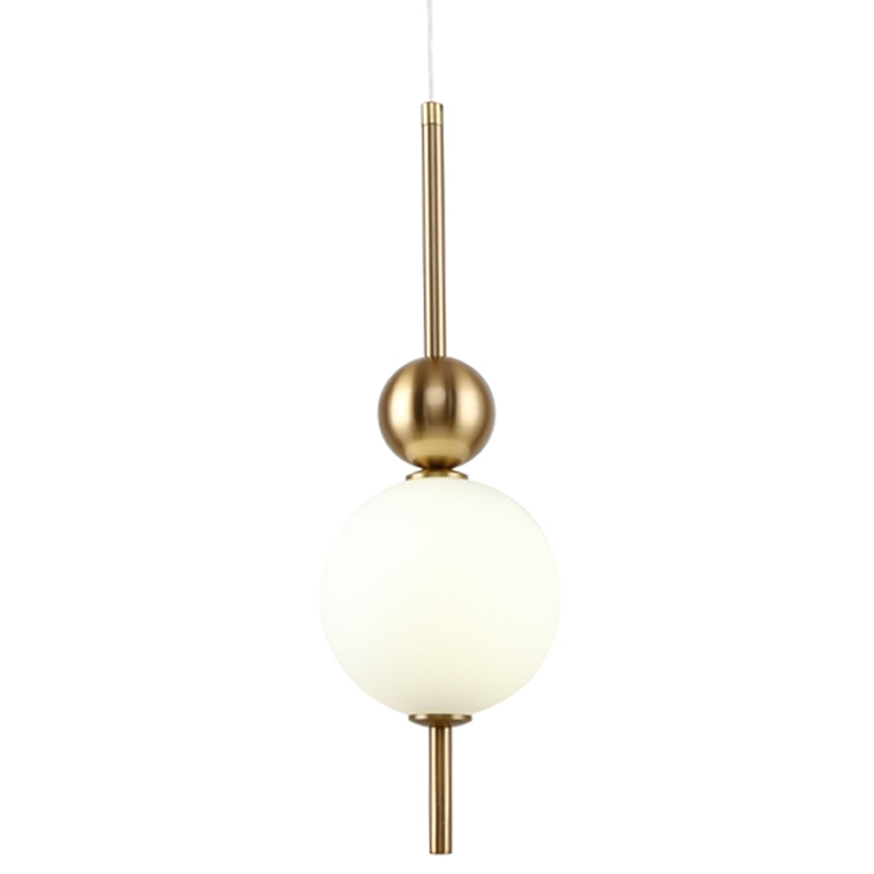 Подвесной светильник PEARLS SUSPENSION Белый Латунь в Воронеже | Loft Concept 