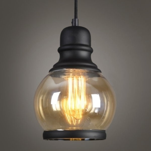 Подвесной светильник Loft Smoke Glass Pendant #2 Черный в Воронеже | Loft Concept 