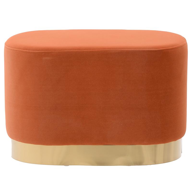 Пуф Juicy Orange Pouf Оранжевый Глянцевое золото в Воронеже | Loft Concept 