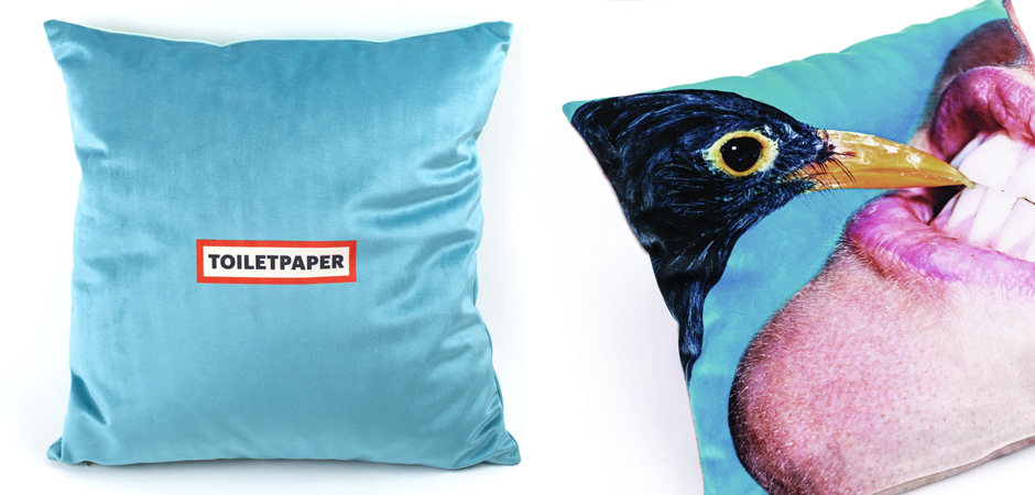 Подушка Seletti Cushion Crow Design Toiletpaper Подушка Seletti Cushion Crow Design Toiletpaper - Loft-Concept в Воронеже