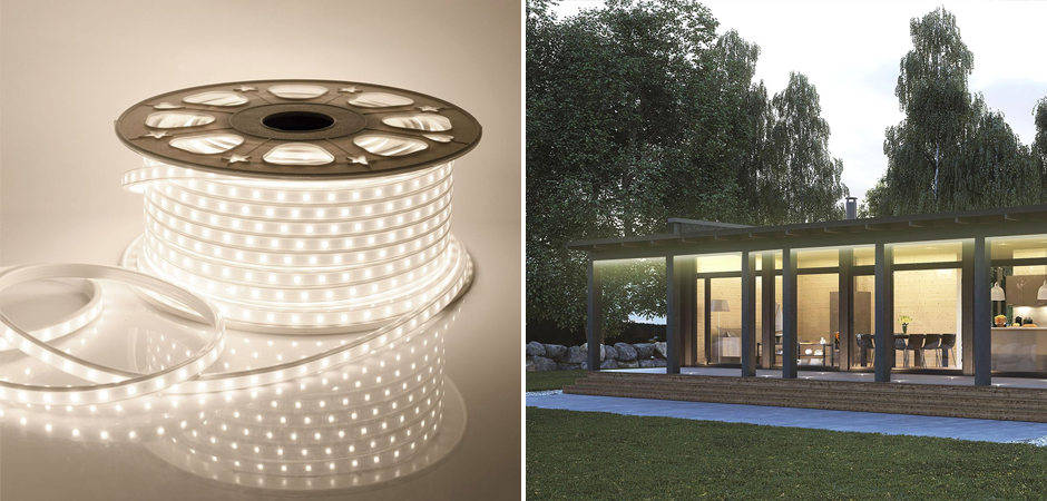 Комплект светодиодной ленты 6W/m 60LED/m 2835SMD теплый белый 5M Комплект светодиодной ленты 6W/m 60LED/m 2835SMD теплый белый 5M - Loft-Concept в Воронеже