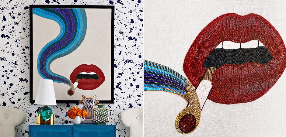 Smolder Beaded Wall Art панно из бисера Smolder Beaded Wall Art панно из бисера - Loft-Concept в Воронеже