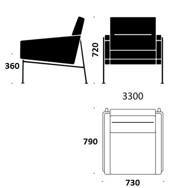 Кресло 3300 series Easy chair в Воронеже