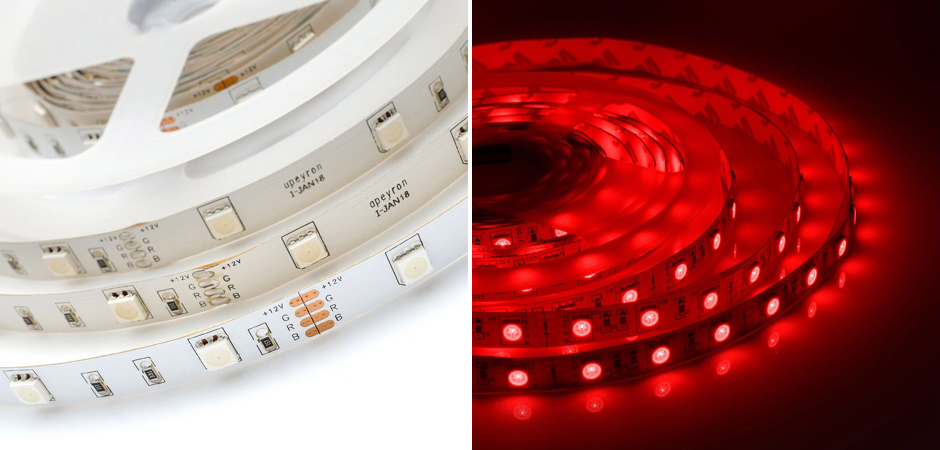 Светодиодная лента 7,2W/m 30LED/m 5050SMD разноцветная 3M - Loft-Concept в Воронеже