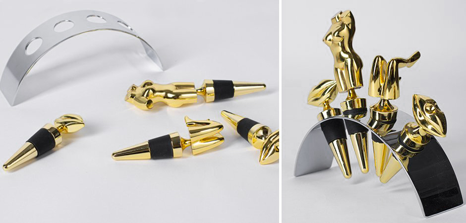 Набор пробок для бутылок ACOLYTE WINE STOPPER - Loft-Concept в Воронеже