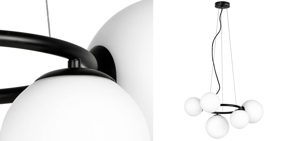 Люстра Bubbles on Ring Chandelier Black Люстра Bubbles on Ring Chandelier Black - Loft-Concept в Воронеже