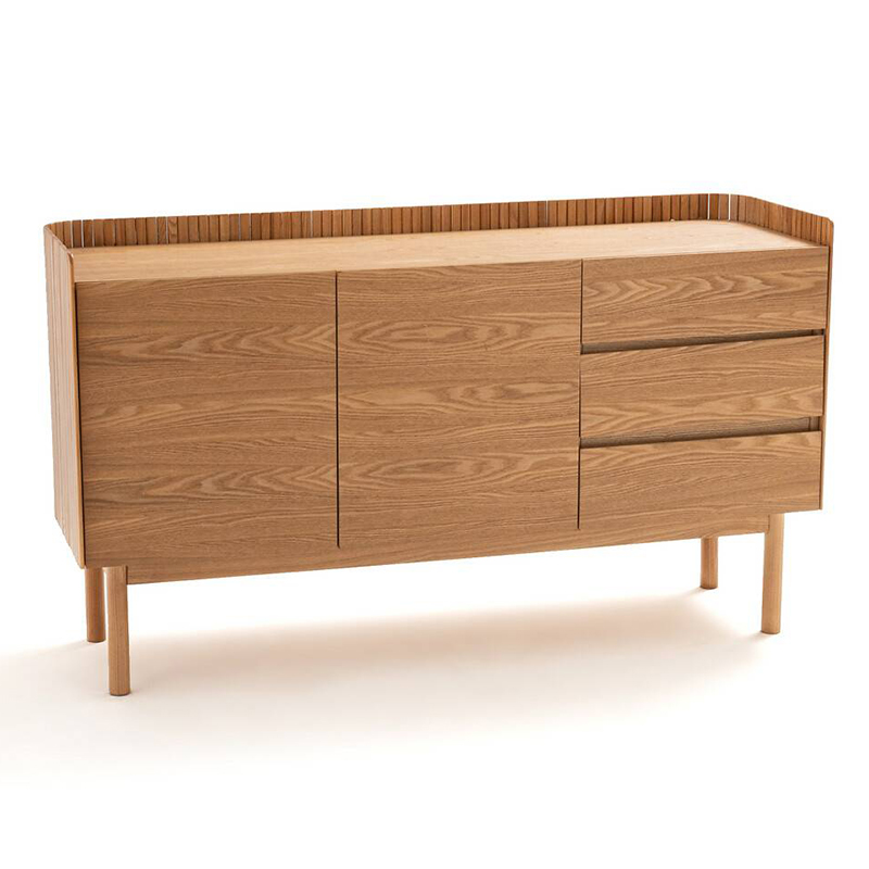 Комод в скандинавском стиле Linnea Chest of Drawers Светлый дуб Темный дуб в Воронеже | Loft Concept 