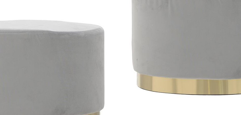 Пуф Golden Belt Gray Pastel Пуф Golden Belt Gray Pastel - Loft-Concept в Воронеже