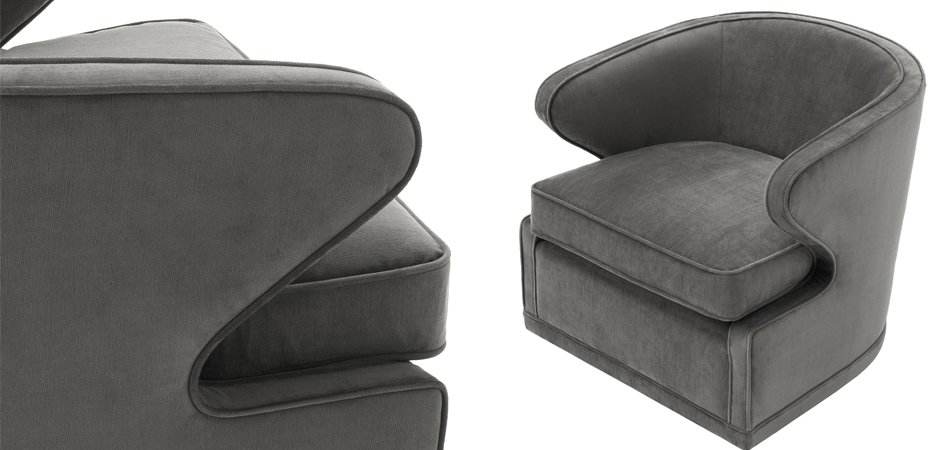 Кресло Eichholtz Chair Dorset Grey Кресло Eichholtz Chair Dorset Grey - Loft-Concept в Воронеже