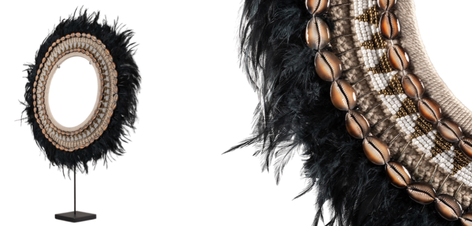 Ожерелье versmissen на подставке JUJU BLACK FEATHER ON STAND Ожерелье versmissen на подставке JUJU BLACK FEATHER ON STAND - Loft-Concept в Воронеже