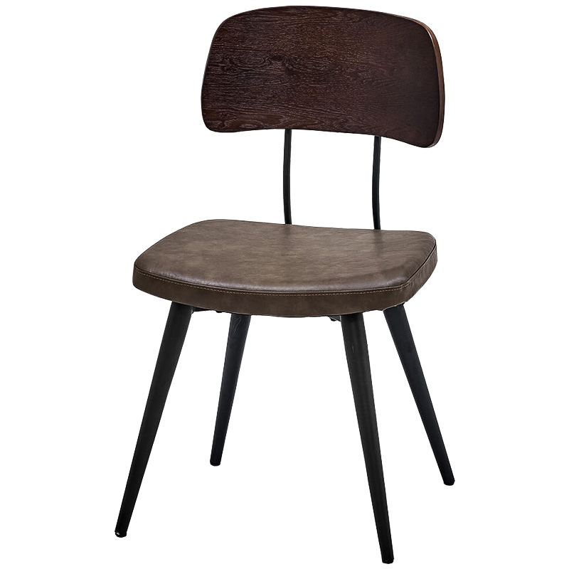 Стул Bartle Loft Stool Черный Коричневый Стул Bartle Loft Stool Черный Коричневый в Воронеже | Loft Concept