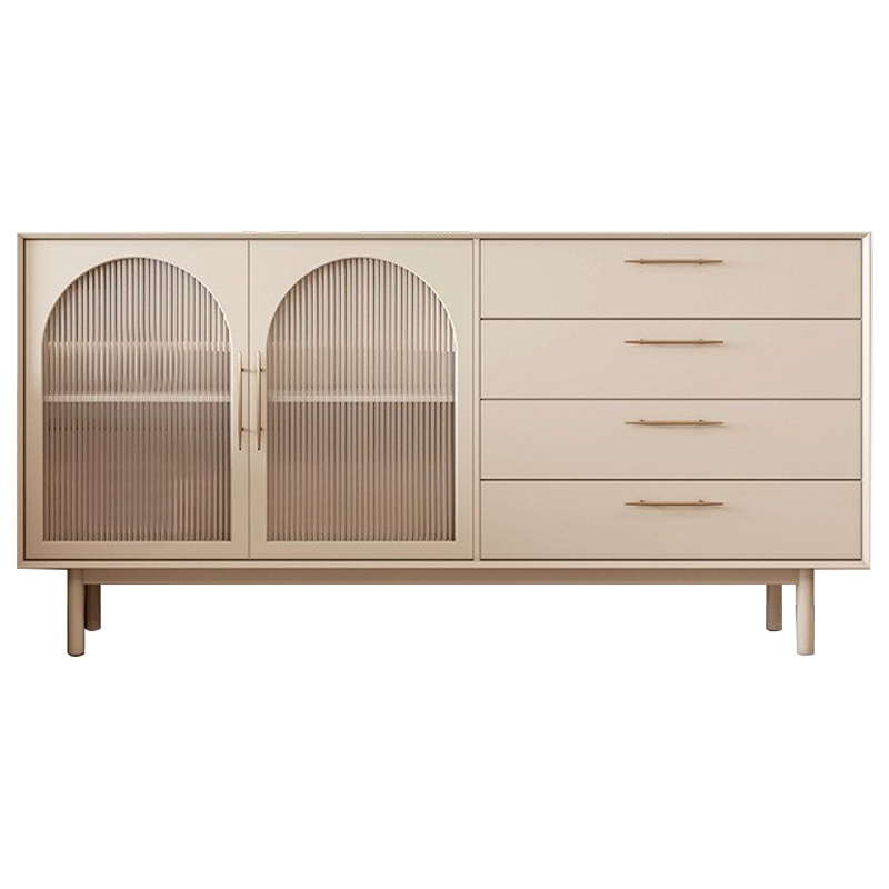 Комод Trystan Arch Chest of Drawers Бежевый Золотой в Воронеже | Loft Concept 