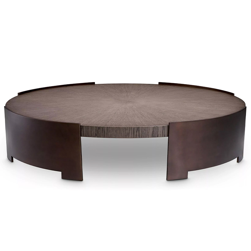 Кофейный стол Eichholtz Coffee Table Quinto Коричневый Темная бронза винтаж в Воронеже | Loft Concept 