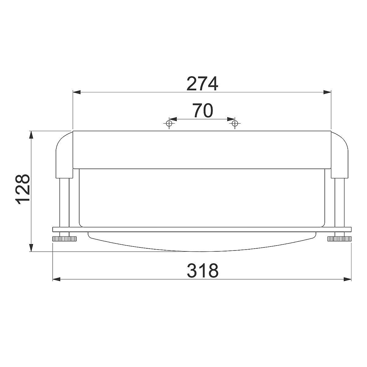 Потолочный светильник для ванных комнат цвета никель с плафоном из опалового стекла и декоративными держателями Hinkley в Воронеже
