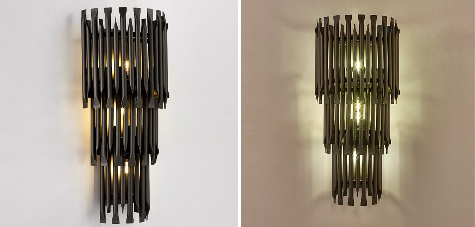 Бра MATHENY III WALL LAMP by DELIGHTFULL Black Бра MATHENY III WALL LAMP by DELIGHTFULL Black - Loft-Concept в Воронеже