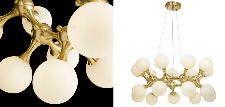 Люстра MOONDROP Chandelier Gold 18 Люстра MOONDROP Chandelier Gold 18 - Loft-Concept в Воронеже