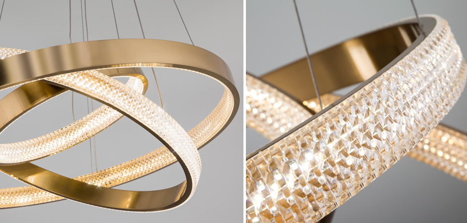 Люстра ORACLE 3 Rings Gold Люстра ORACLE 3 Rings Gold - Loft-Concept в Воронеже