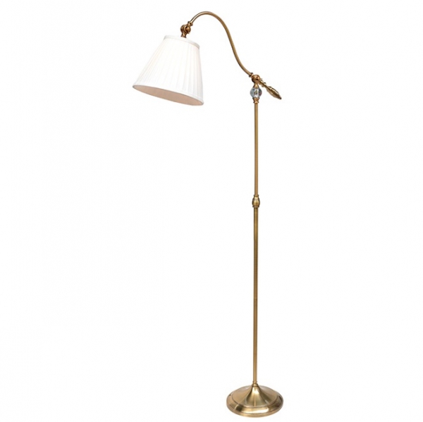 Напольный светильник Classic Ambre Light Floor Латунь Античная полированная Напольный светильник Classic Ambre Light Floor Латунь Античная полированная в Воронеже | Loft Concept