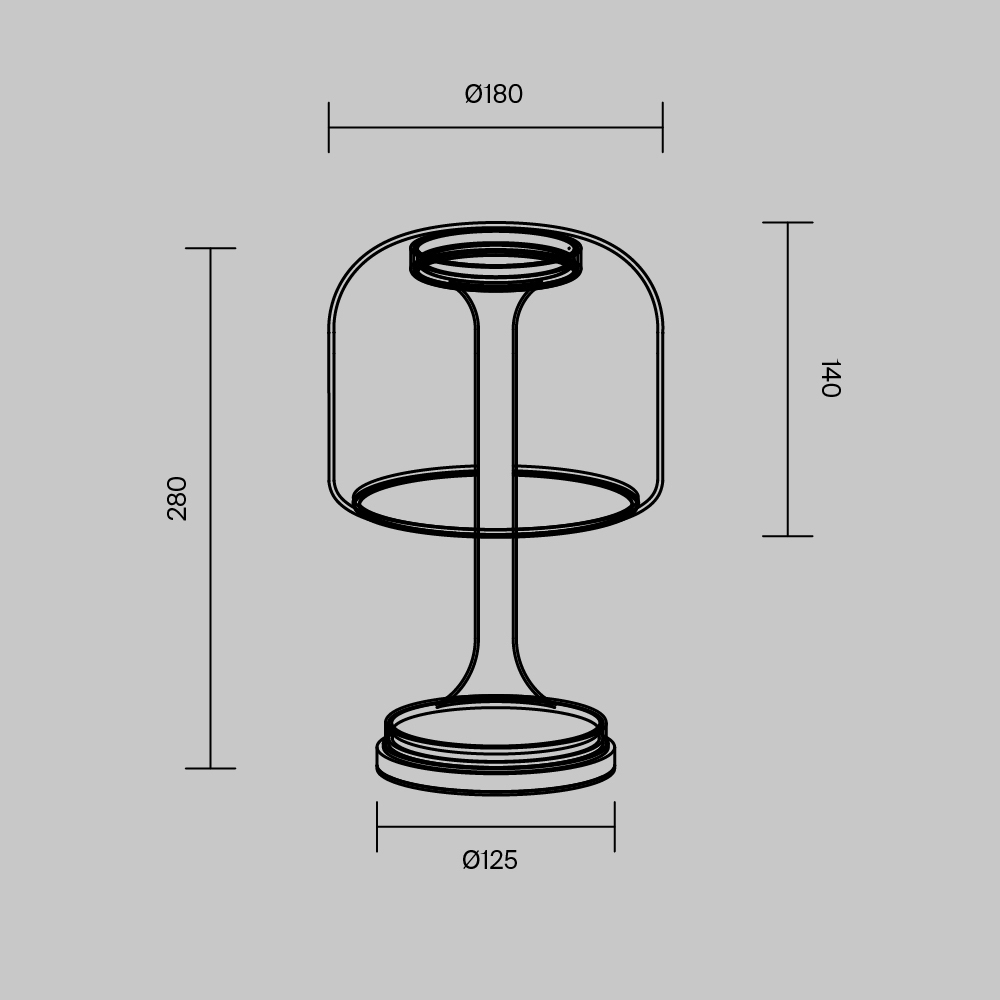 Настольный светильник Spirito 3000К 13Вт в Воронеже