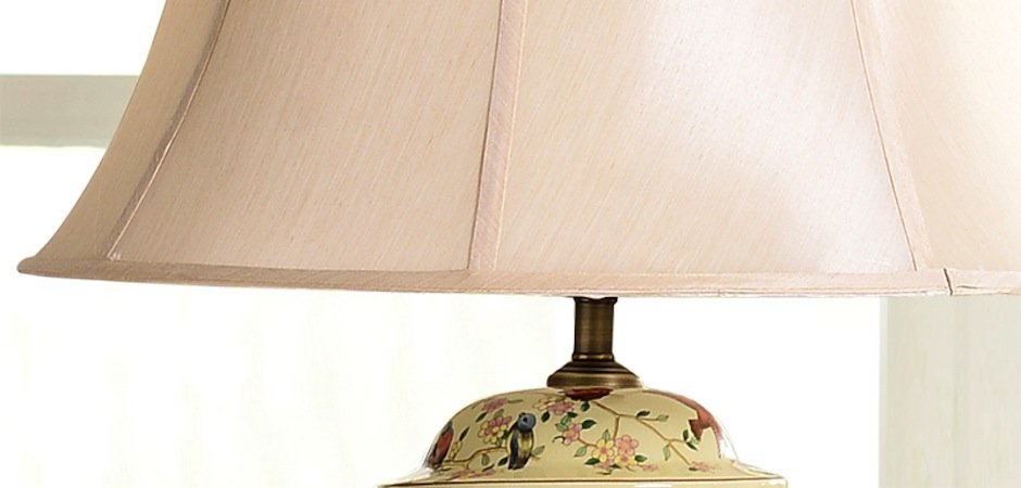 Настольная керамическая лампа с узором Luna - Loft-Concept в Воронеже