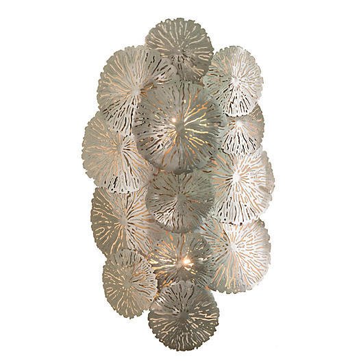 Бра Lily Pad Wall Sconce Nickel Серебряный в Воронеже | Loft Concept 