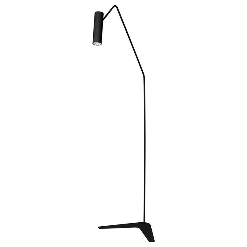 Торшер Tibo Trumpet Floor Lamp black Черный в Воронеже | Loft Concept 