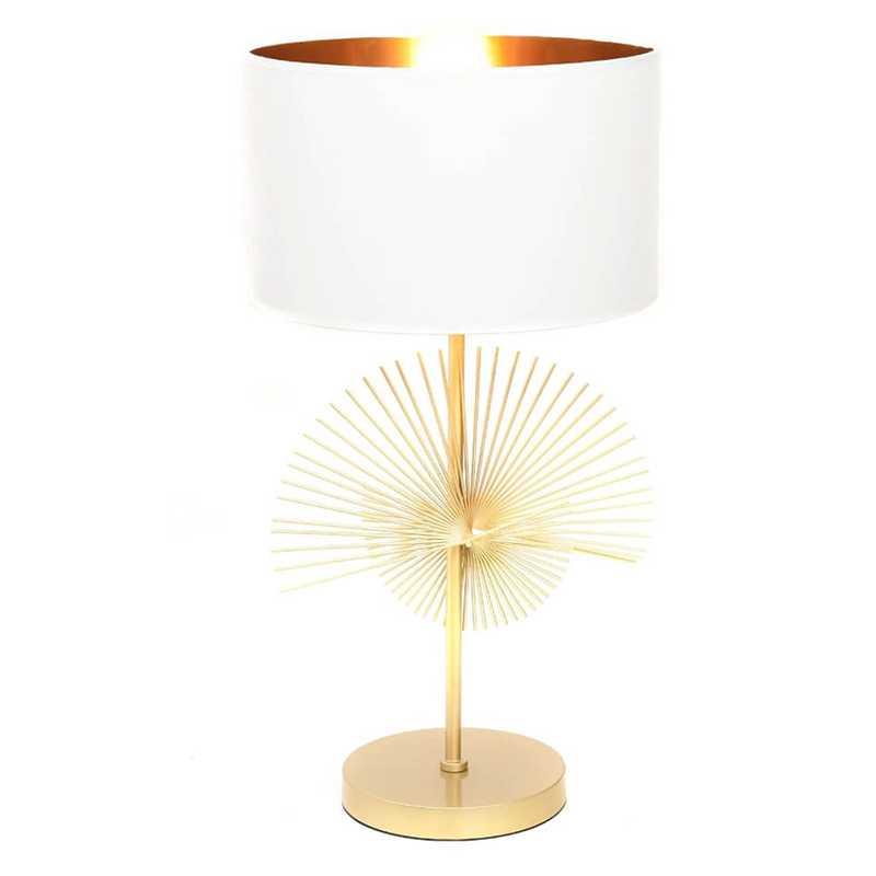 Настольная лампа Genoveva Table lamp white Белый Золотой в Воронеже | Loft Concept 