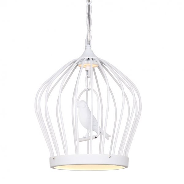 Люстра Birdcage Chandelier White Белый в Воронеже | Loft Concept 