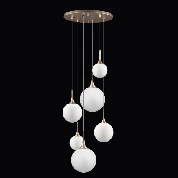 Люстра Whitley Chandelier Round 6 Глянцевое золото Люстра Whitley Chandelier Round 6 Глянцевое золото в Воронеже | Loft Concept