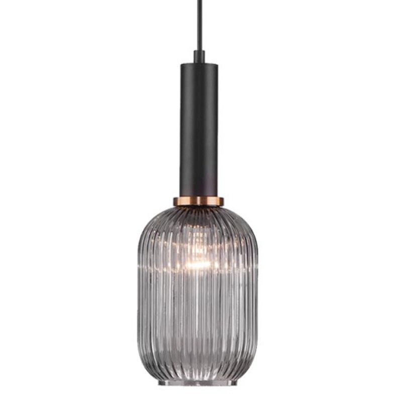 Светильник Ferm Living chinese lantern Gray III Серый (Gray) Черный в Воронеже | Loft Concept 