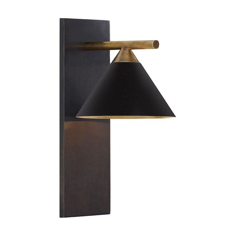 Бра CLEO SCONCE wall lamp Black Латунь Черный в Воронеже | Loft Concept 