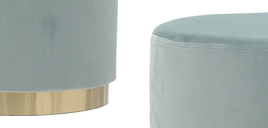 Пуф Golden Belt Turquoise Pastel Пуф Golden Belt Turquoise Pastel - Loft-Concept в Воронеже