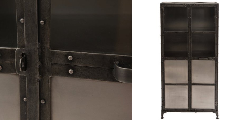 Буфет Industrial Steampunk Nickel Cabinet Буфет Industrial Steampunk Nickel Cabinet - Loft-Concept в Воронеже