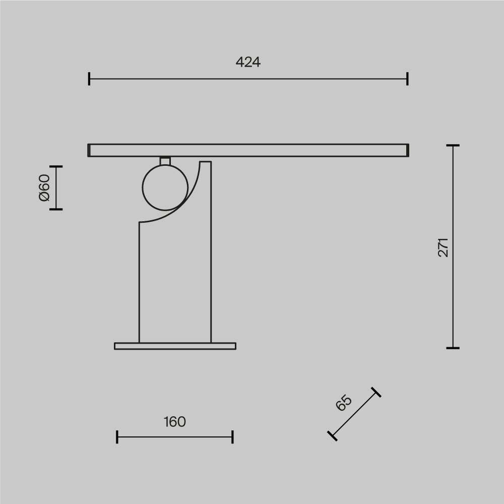 Настольный светильник Monumento 3000К 9Вт в Воронеже