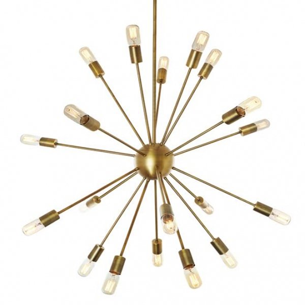 Люстра Sputnik Gold Chandelier  в Воронеже | Loft Concept 