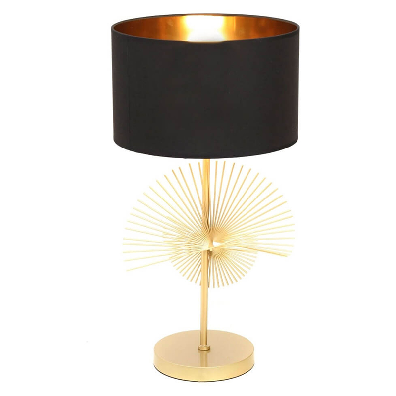 Настольная лампа Genoveva Table lamp black Черный Золотой в Воронеже | Loft Concept 