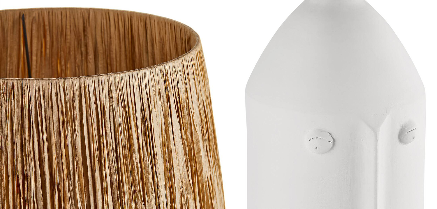 Настольная лампа Petrine beige - фото №1