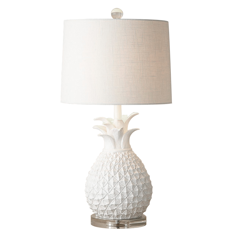 Настольная лампа White Pineapple Table lamp Белый в Воронеже | Loft Concept 