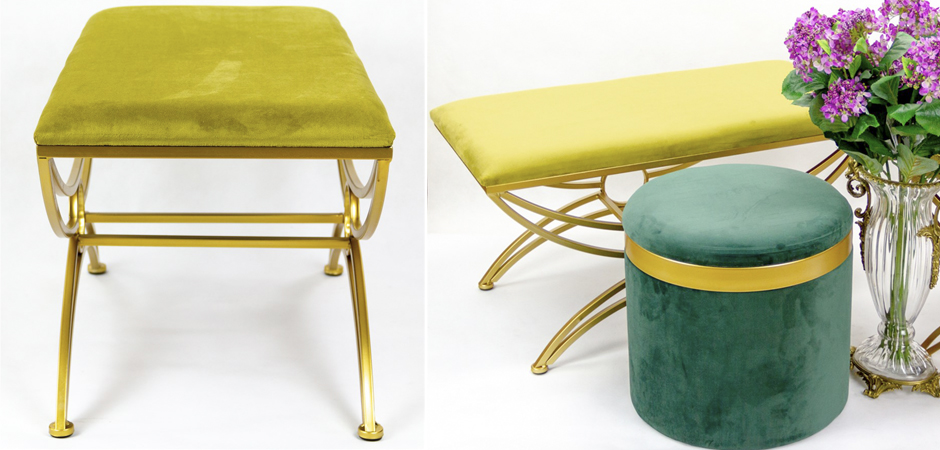 Пуф Art Deco Shapes Yellow Пуф Art Deco Shapes Yellow - Loft-Concept в Воронеже