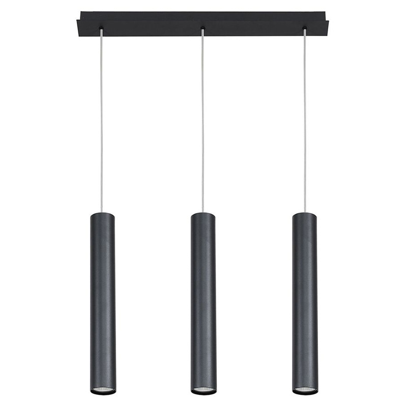 Люстра Luis Chandelier Line black Черный в Воронеже | Loft Concept 