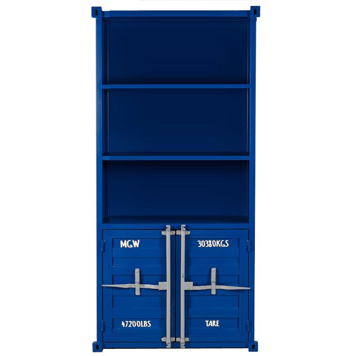 Книжный шкаф Sea Container Bookcase Blue Синий Бирюзовый Зеленый Желтый Оранжевый Красный Белый Серый Черный в Воронеже | Loft Concept 