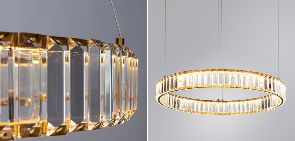 Хрустальная Люстра Crystal Ring Латунь Хрустальная Люстра Crystal Ring Латунь - Loft-Concept в Воронеже