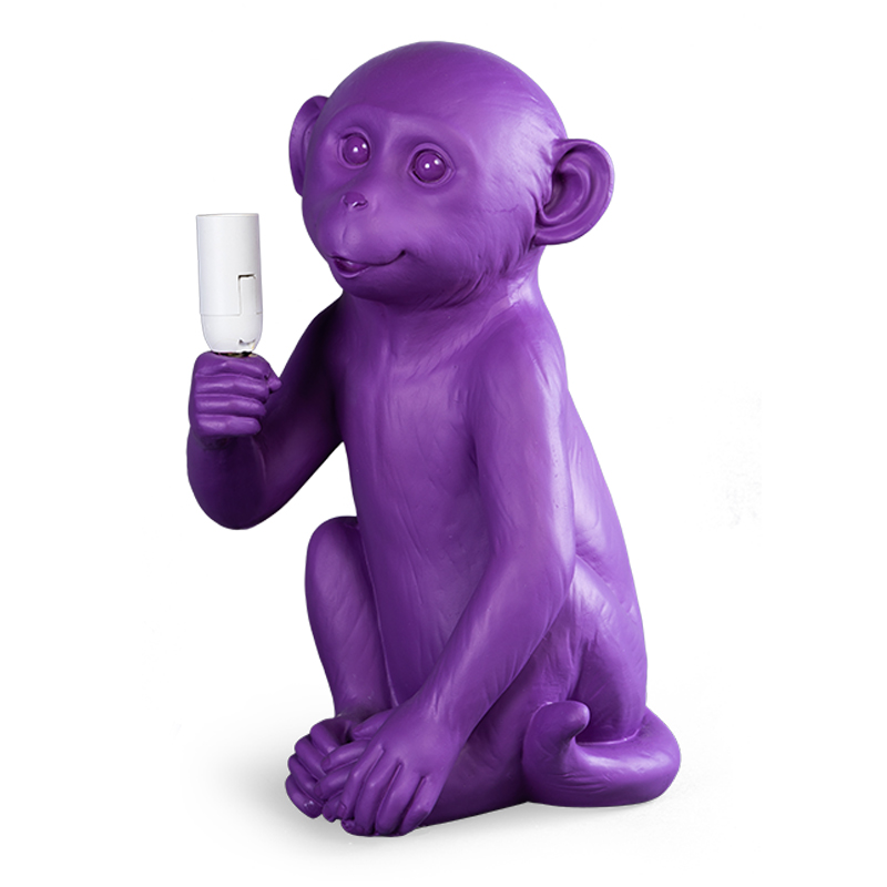 Настольная лампа Purple Monkey Фиолетовый в Воронеже | Loft Concept 