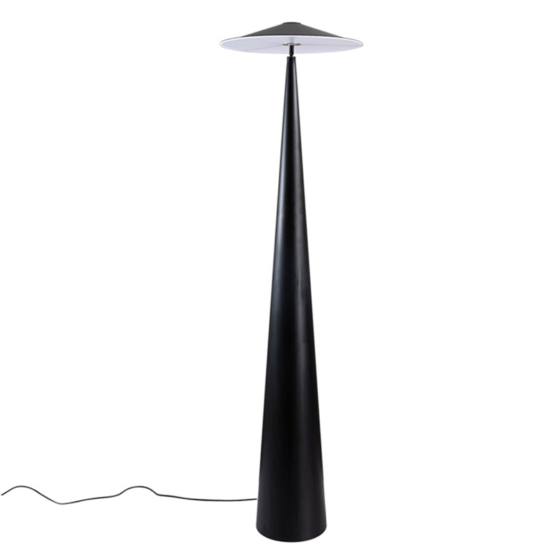 Дизайнерский Черный Торшер Modern Mushroom Floor Lamp Черный в Воронеже | Loft Concept 