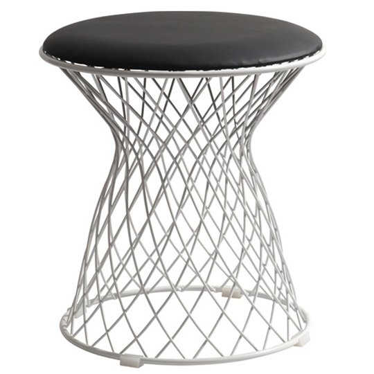 Табурет Wire Diamond Stool Красный Белый Черный в Воронеже | Loft Concept 