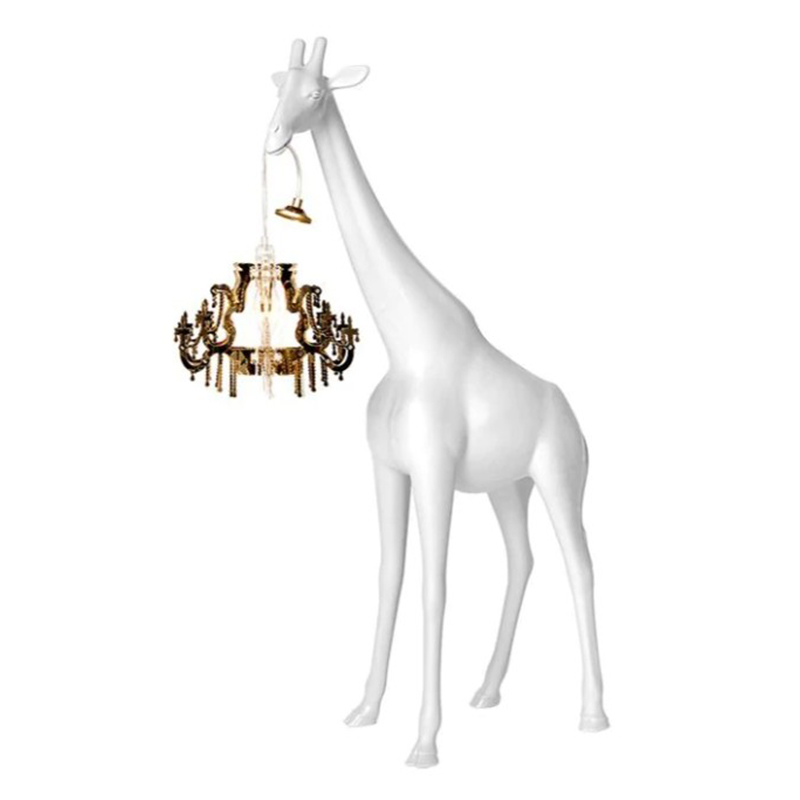 Настольная лампа белый жираф White Giraffe Table Lamp Белый в Воронеже | Loft Concept 