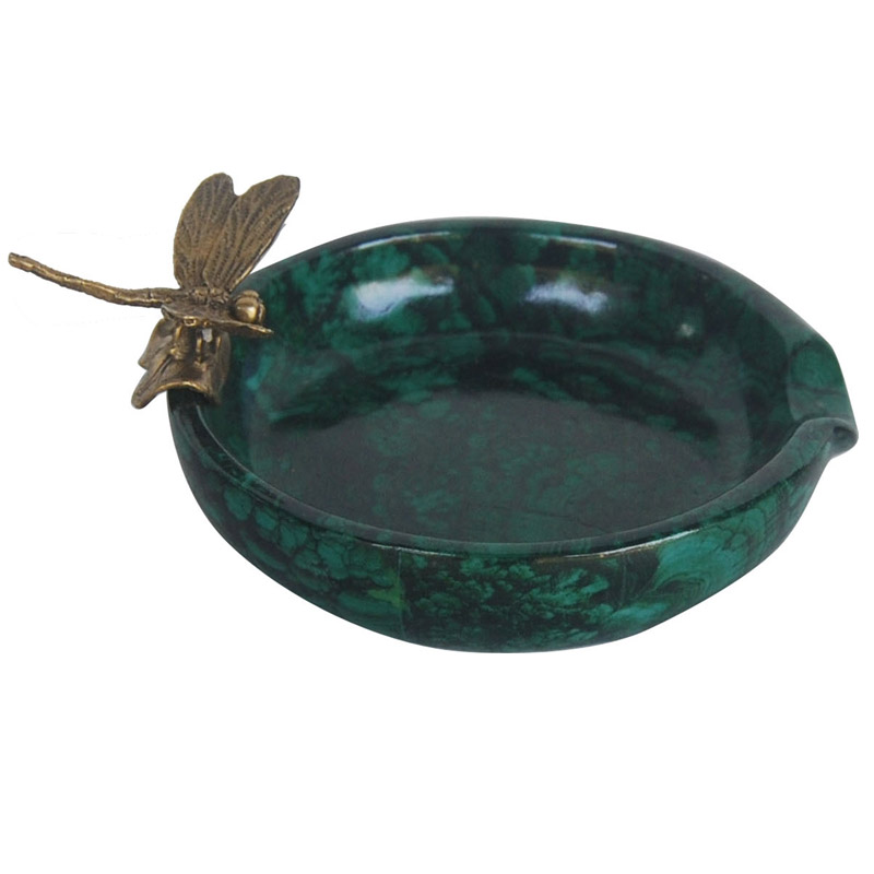 Блюдо Malachite Dish Бронза Малахит в Воронеже | Loft Concept 